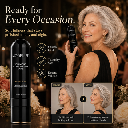 🔥2026 SALE - 90ml Fluffy Hair Shaping Spray Long Lasting Volumizing Mist with Peach Fragrance