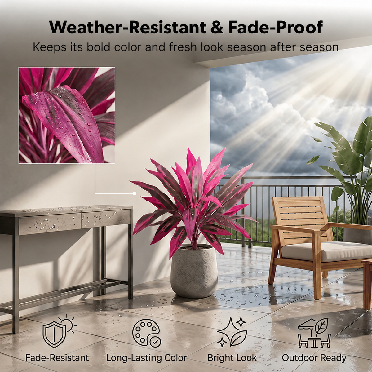 🎁  Last Day 60% OFF - Artificial Boston Fern & Dragon's Blood Tree Plants