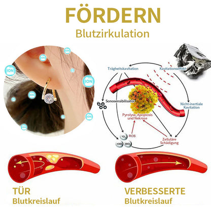 (🔥 LETZTER TAG – 80 % RABATT) 𝐂𝐙𝐓𝐈𝐂𝐋𝐄® Lymphvity MagneTherapy Germanium-Ohrringe