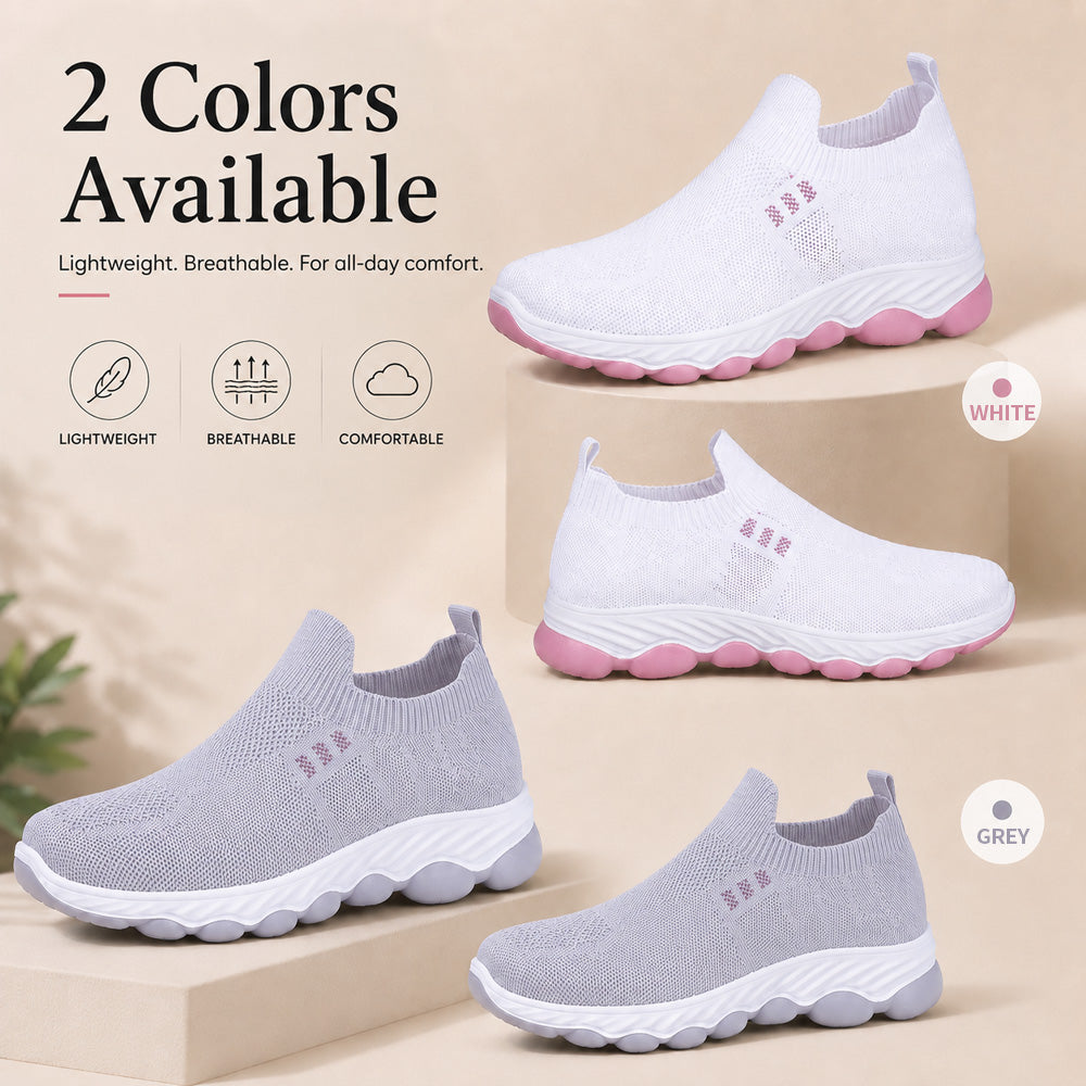 🔥 Best Seller 2026 🏆 Women's Mesh Comfort Slip-On Shoes – Breathable, Lightweight & Non-Slip 👟 LAST DAY: 49% OFF