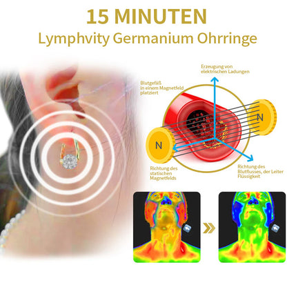 (🔥 LETZTER TAG – 80 % RABATT) 𝐂𝐙𝐓𝐈𝐂𝐋𝐄® Lymphvity MagneTherapy Germanium-Ohrringe