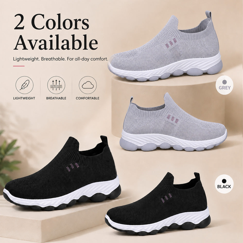 🔥 Best Seller 2026 🏆 Women's Mesh Comfort Slip-On Shoes – Breathable, Lightweight & Non-Slip 👟 LAST DAY: 49% OFF