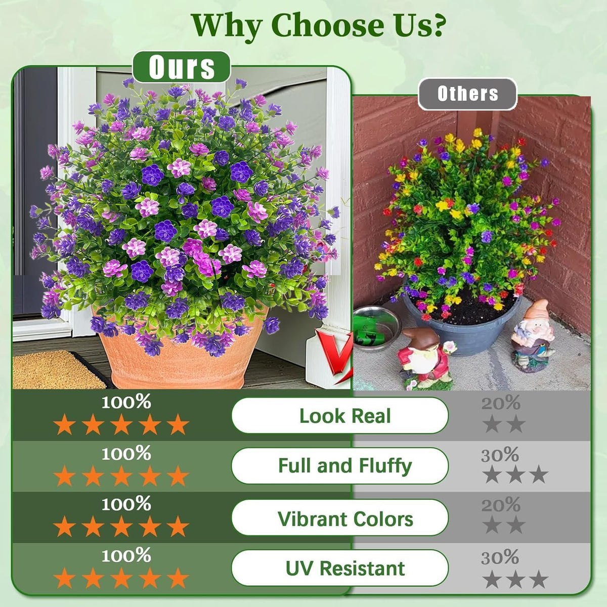 🌱🌱artificial potted trees with ground stake