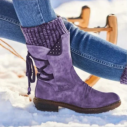 🔥 LETZTER TAG -80 % ✨ Orthopädische Damen-Winterstiefel mit warmem Wollfutter & Fußgewölbestütze ✅