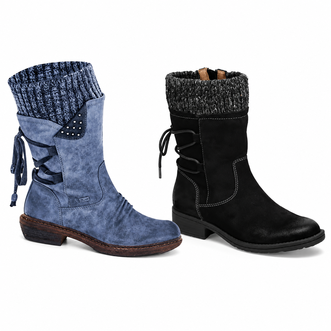 2 Paar – Schwarz + Blau 🔥 Beliebt