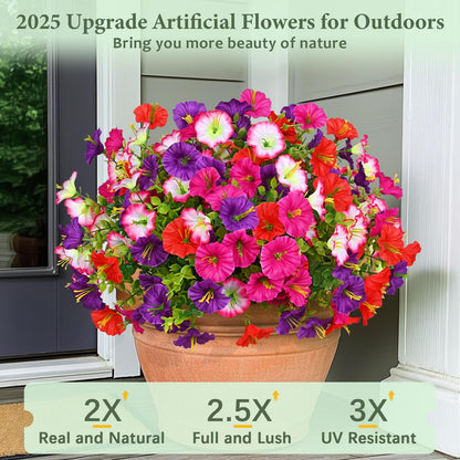 💥Last Day 49% OFF💥UV Resistant Artificial Petunias Flowers