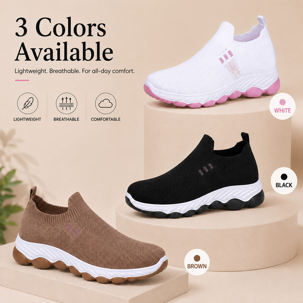 🔥 Best Seller 2026 🏆 Women's Mesh Comfort Slip-On Shoes – Breathable, Lightweight & Non-Slip 👟 LAST DAY: 49% OFF