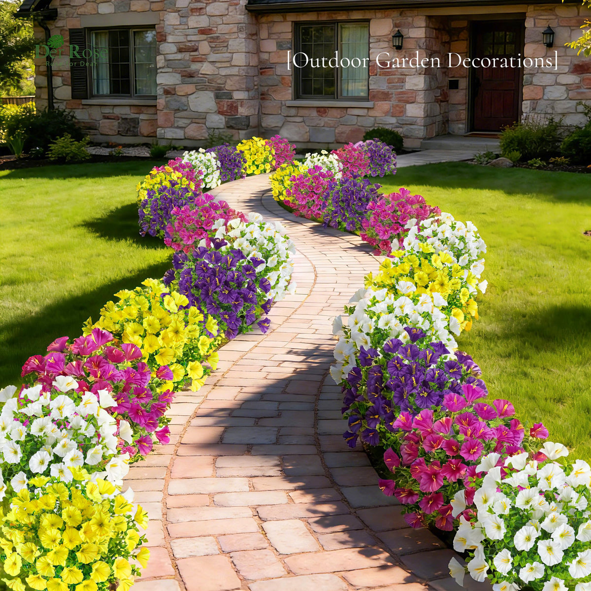 💥Last Day 49% OFF💥UV Resistant Artificial Petunias Flowers