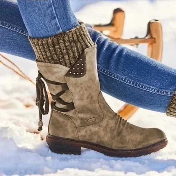 🔥 LETZTER TAG -80 % ✨ Orthopädische Damen-Winterstiefel mit warmem Wollfutter & Fußgewölbestütze ✅